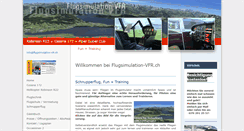 Desktop Screenshot of flugsimulation-vfr.ch